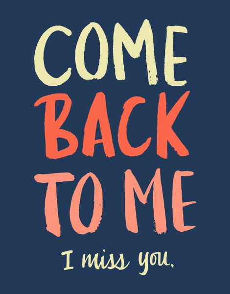 Come Back To Me