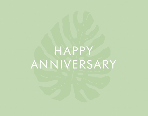 Anniversary Tropical Leaf