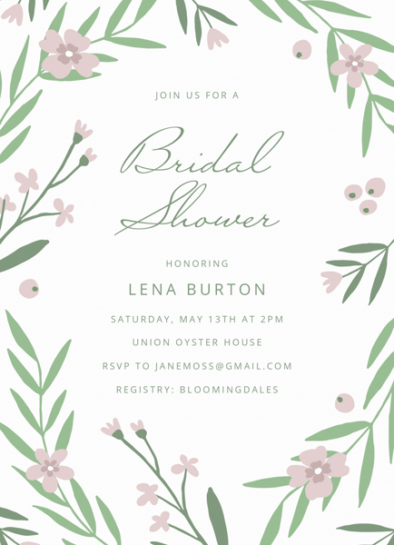 Spring Garden Bridal Shower