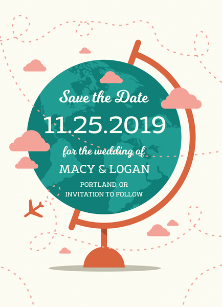 Globe Save The Date