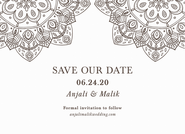 Henna Save The Date