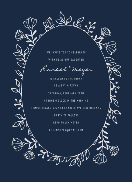 Lovely Flower Invite