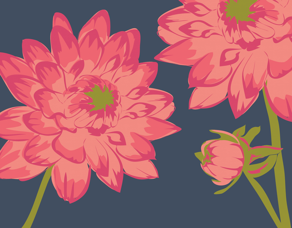 Dahlia Patch Card