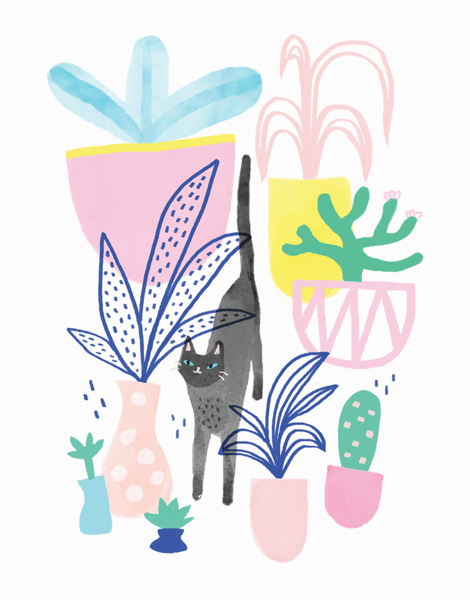 Pastel Plants